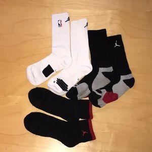 Nike Air Jordan Socks - Large - 3 Pairs